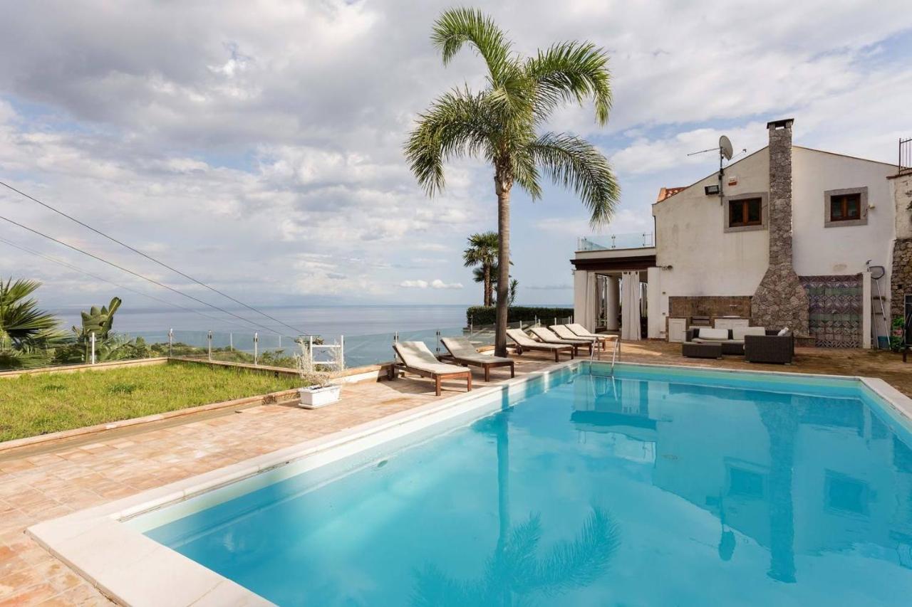 Luxury Taorum Villa With Spectacular Sea Views In Taormina Exterior photo