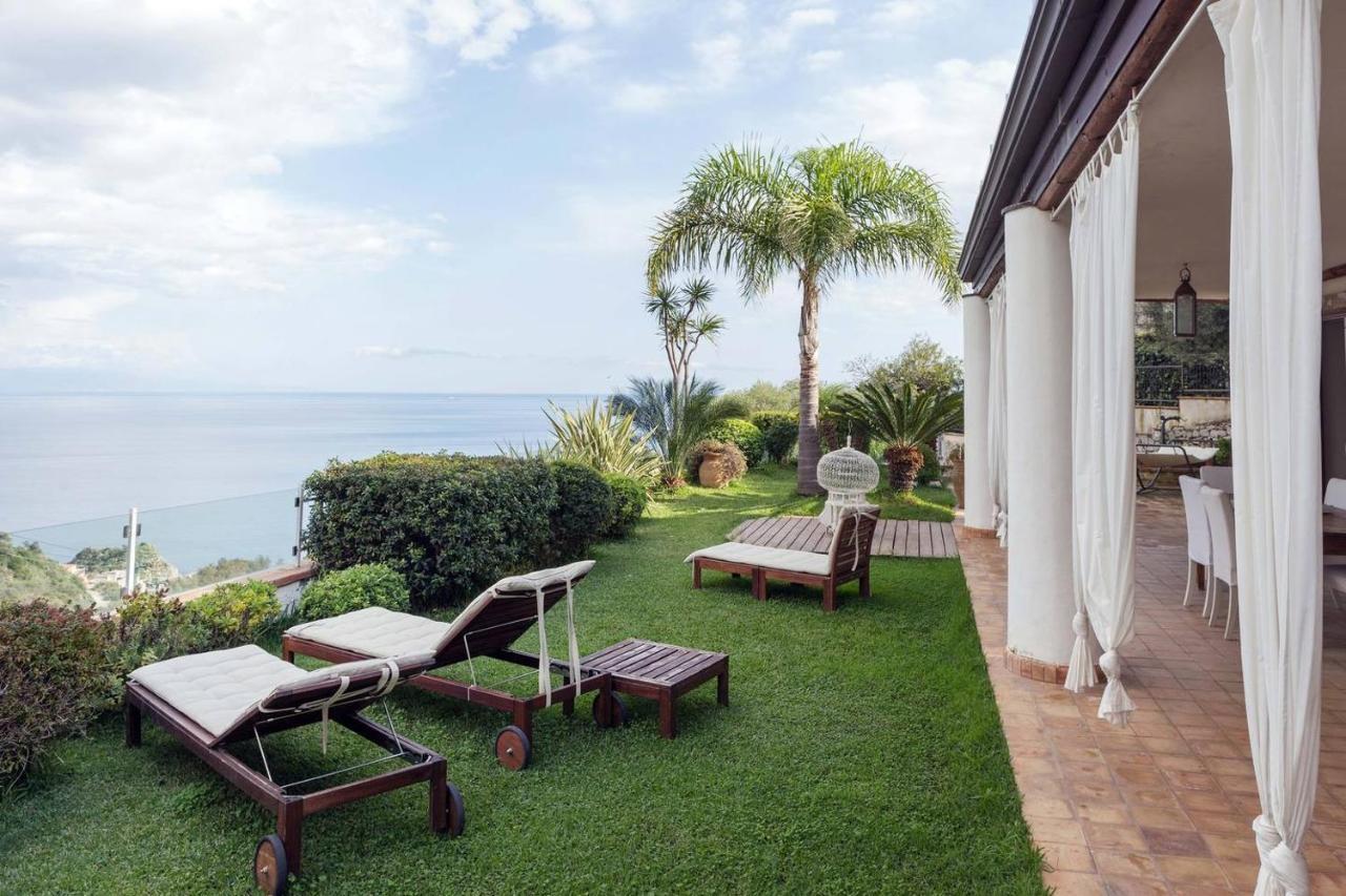 Luxury Taorum Villa With Spectacular Sea Views In Taormina Exterior photo