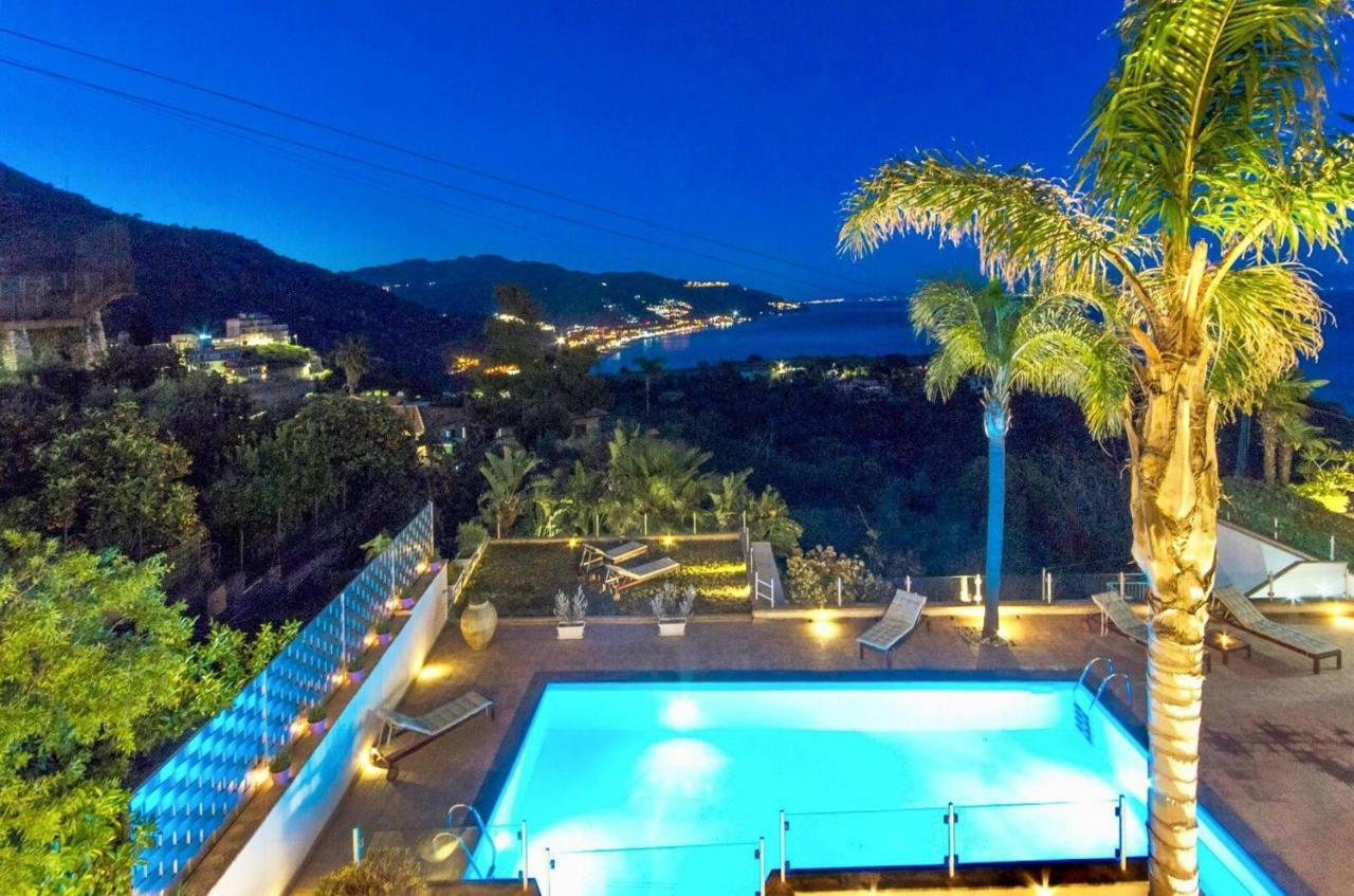 Luxury Taorum Villa With Spectacular Sea Views In Taormina Exterior photo